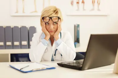 frustrated Doc