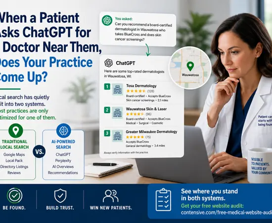 image for post When a Patient Asks ChatGPT for a Doctor Near Them, Does Your Practice Come Up?